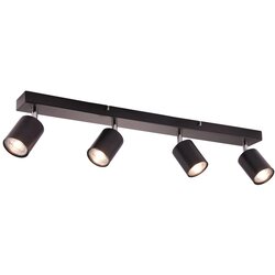 Brilliant led-stropni reflektor taio 4-plamenski črn 69,5 cm Cene