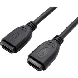 Value HDMI podaljšek HDMI-A vtičnica\, HDMI-A vtičnica 0.20 m črna 12.99.3123 HDMI kabel, (20417272) Cene