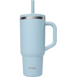 Qwetch Travel Cup with leakproof lid - 900 ml - Pastel bleu Cene