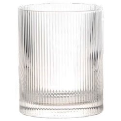 LIVELLARA Kozarec za vodo, sok Rigatino clear / 300ml / prozoren / steklo, (5000255098) Cene