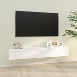 vidaXL zidni tv ormarići 2 kom bijeli 100x30x30 cm konstruirano drvo Cijene