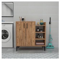 Hanah home Leskar višenamjenska komoda, 90 x 90,6 x 29,6 cm, smeđa Cijene
