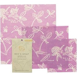Bee’s Wrap eko "folije" od pčelinjeg voska - početnički set - mimi's purple Cene