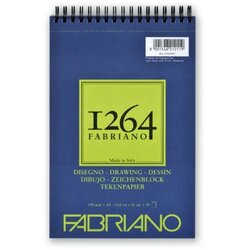 Fabriano 1264 Drawing, blok za skiciranje sa spiralom, A5, 180g, 30 lista, Fabriano Cene