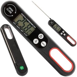 VERK_GROUP Zložljiv LCD kuhinjski termometer za meso in tekočine do 300°C, (20517101) Cene