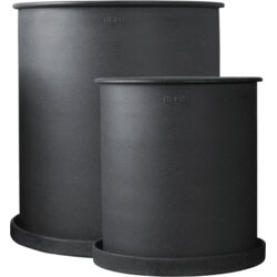 DBKD PLANT POT large, 2 seta - black Cene