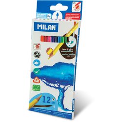 MILAN Boje drvene 1/12 duge akvarel s kistom karton bls Cene