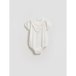 Reserved Bodi s volanima - bijela Cijene
