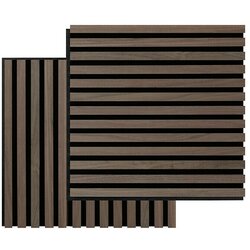 FibroTech Akustični panel SQUARE Oreh (520 x 520 x 22 mm, Število plošč: 2 kos) Cene