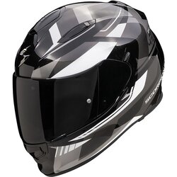 Scorpion kaciga Exo-491 abilis black silver white Cene