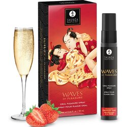 Shunga Erotic Art Waves of Pleasure Strawberry Wine 20ml Cene