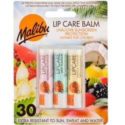 Malibu Lip Care Nijansa watermelon Set balzam za usne 4 g Watermelon + balzam za usne 4 g Mint + balzam za usne 4 g Vanilla Cene