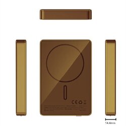 Puridea Apollon 4007249037718 power bank bezični 15w 10000 mah alu zlatni ( w11bgld ) Cene