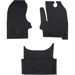 vidaXL Avto preproga 3 pcs Črna primeren za Iveco DAILY 2014- Guma, (5000204155) Cene