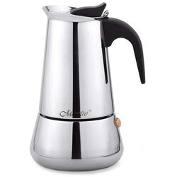 Maestro Talijanska Moka za Kavu Feel Maestro MR-1660-6 Crna Srebrna Nehrđajući Čelik 18/10 300 ml 6 Šalice Cene