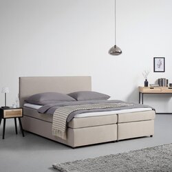 Bessagi Home Postelja Boxspring Melina, Bež, Z Nadvložkom, 180x200 Cene