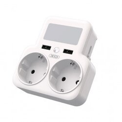 XO - WL09 Smart Wall plug NIght Light(2AC+2USB 2.4) Cene