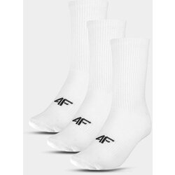 4f Children's Unisex Socks (3pack) - White Cene
