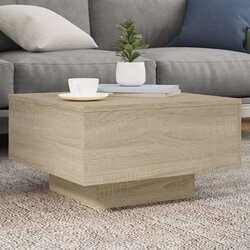 vidaXL Stolić za kavu boja hrasta 55x55x31 cm od konstruiranog drva Cijene