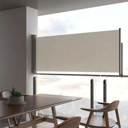 vidaXL uvlačiva bočna tenda za terasu 100 x 300 cm krem Cijene