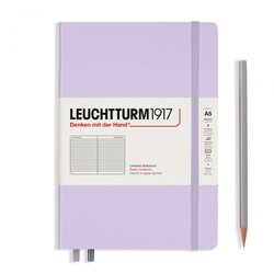 Leuchtturm1917 Notes, Medium A5, Linije, Tvrd povez, Lavanda Cene
