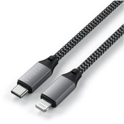 Satechi Apple iPad/iPhone/iPod kabel [1x USB-C® - 1x Lightning] 0.25 m antracitna boja Cene