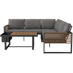 Ambia Garden LOUNGE GARNITURA akacija masivno aluminij Cene