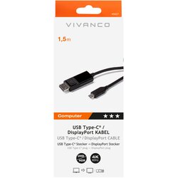 Vivanco USB 2.0 adapter [1x muški konektor USB-C® - 1x muški konektor DisplayPort] CC UC DP 15 Cene