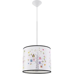 Sollux Lighting Sollux SL.1423 - Dečiji luster na kablu OWLS 1xE27/15W/230V prečnika 40 cm Cene