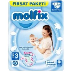 MOLFIX Pelene MIDI 3 (4-9KG) 68 komada Cene