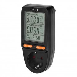 Orno LCD merač potrošnje 3680W crni OR-WAT-435(GS)/B Cene