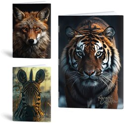 Rucksack Only Zvezek A4 Živali, visoki karo, 52 listov, sortirano Cene