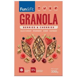 FUN&FIT granola sa crvenim voćem 330g Cene