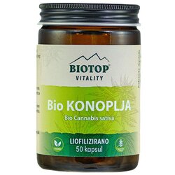 Biotopic Bio konoplja BIOTOP Vitality 50 kapsul Cene