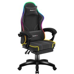 Huzaro Gaming stol RGB, črn Cene