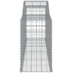  Obokane gabion košare 7 kosov 300x50x80/100 cm cinkano železo Cene