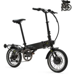 FLEBI zložljivo električno kolo supra 4.0 black lime | 16" kolesa | 70 km dosega, (22118436) Cene