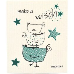 OWOSCHFETZN Spužvasta krpa "Henne Berta - Make a wisch" Cene