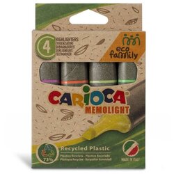 Carioca Eco Family Highlighters Memolight - 4 kos. Cene