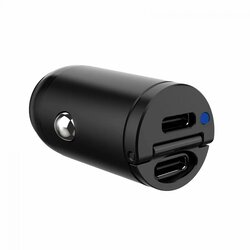 Celly auto punjač 2 USB-C 30 W, crna Cijene