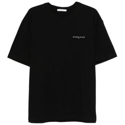 Ih Nom Uh Nit Majice s kratkimi rokavi T-SHIRT NUS26225 BLACK Črna Cene