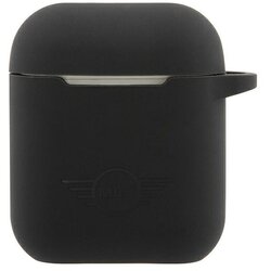 Mini Morris OVITEK ZA AIRPODS 1 2 SILIKON TRDA ČRNA, (21977053) Cene