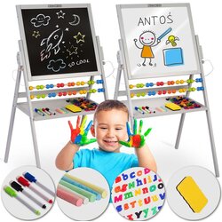 Ricokids magnetska okretna ploča za kredu - siva Cene