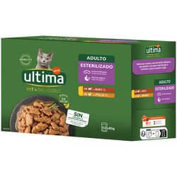 Affinity Ultima Ultima Cat Fit & Delicious 12 x 85 g - Piščanec in govedina Cene