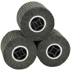 Brusni valjci 3 pcs Crna 12 x 12 x 10 cm Sintetička vlakna Cene