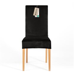 Restilo Crna rastezljiva presvlaka za stolicu 48 cm Sento – Cijene