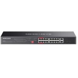 Mercusys MS120GP Rackmount Switch 20×10/100/1000 with 16-Port PoE+ Cene