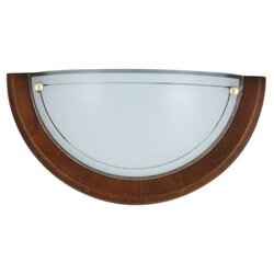 Ufo zidna lampa d30 E27 60W hrast/staklo Cene