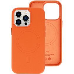 Magsafe KOŽNA FUTROLA ZA IPHONE 14 ORANGE Cene