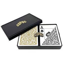 Copag Karte - Jumbo - 2-Pack - Black And Gold Playing Cards Cene